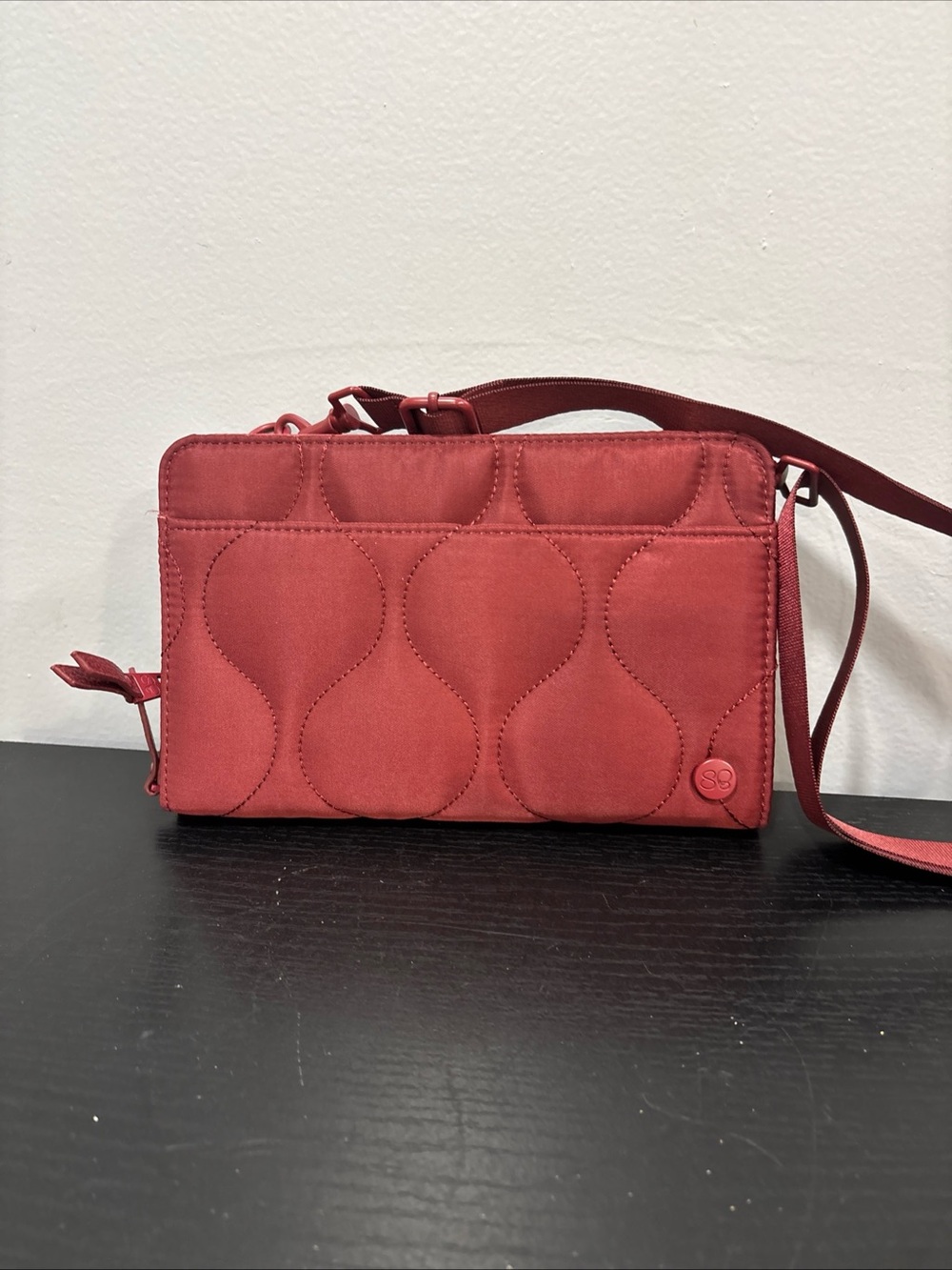Samantha Brown rfid Quilted Crossbody Bag travel purse passport holder vacation